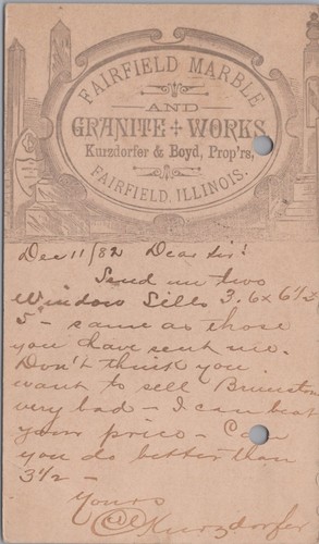 1882 fairfield marble and - 1882,